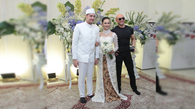 Deddy Corbuzier datang ke pernikahan Kalina. (Foto: Instagram/kalinaocktaranny)