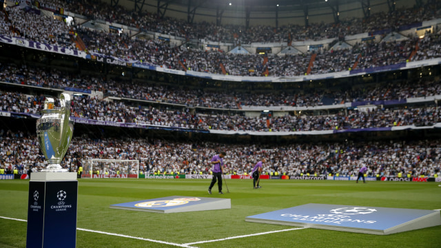 Piala Liga Champions di Bernabeu. (Foto: Reuters/Sergio Perez)