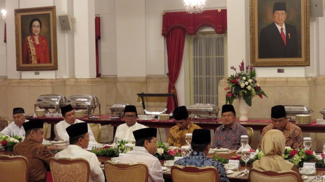 Jokowi Bukber dengan Pimpinan Lembaga Negara (Foto: Yudhistira Amran/kumparan)