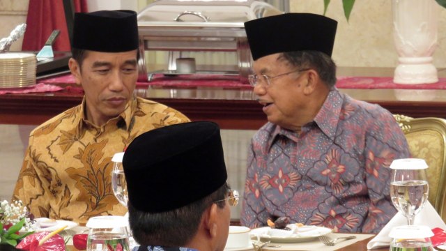 Jokowi Bukber dengan Pimpinan Lembaga Negara (Foto: Yudhistira Amran/kumparan)