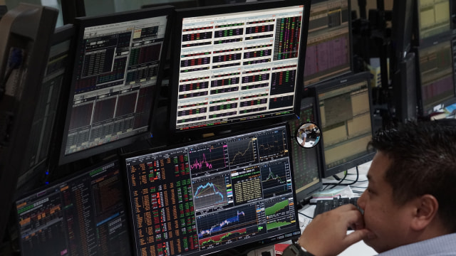 Pergerakan IHSG (Foto: Aditia Noviansyah/kumparan)