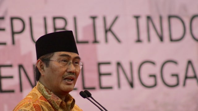 Ketua DKPP Jimly Asshiddiqie (Foto: Fanny Kusumawardhani/kumparan)