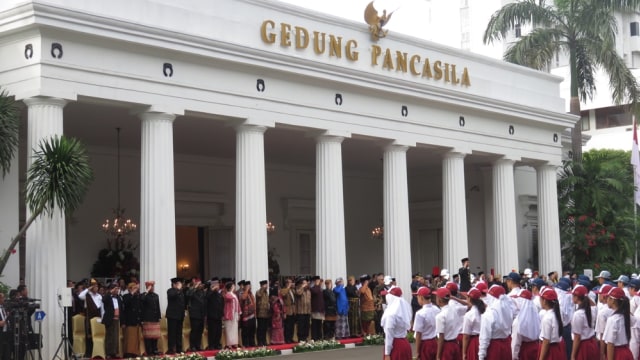 Jokowi pimpin upacara Hari Lahir Pancasila (Foto: Yudhistira Amran Saleh/kumparan)