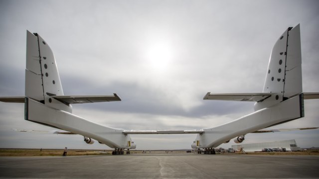 Buntut pesawat Stratolaunch. (Foto: Stratolaunch Systems)