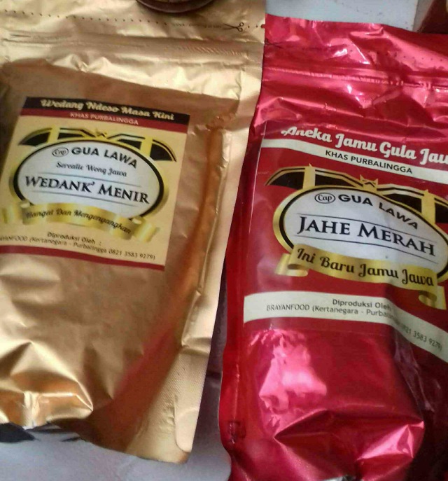 Aneka Wedang Ndeso Masa Kini Cap Gua Lawa asli Purbalingga Jawa Tengah