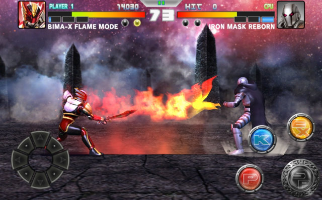 Game mobile Bima-X di Android. (Foto: Bandai Namco)