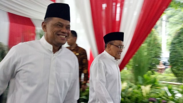 Gatot Nurmantyo dan Abu Rizal Bakrie (Foto: Amanaturrosyidah/kumparan)