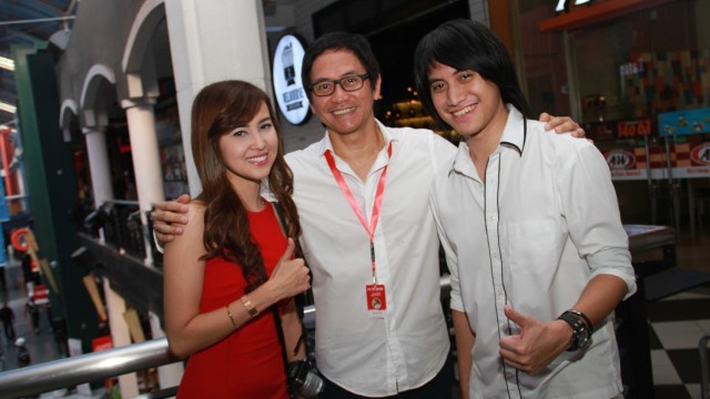 Vicy, Addie MS, dan Kevin Aprilio (Foto: Munady Widjaja)