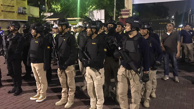 Apel Tim Alpha Pus memburu Berandalan Bermotor (Foto: Dok. Polres Jakpus)