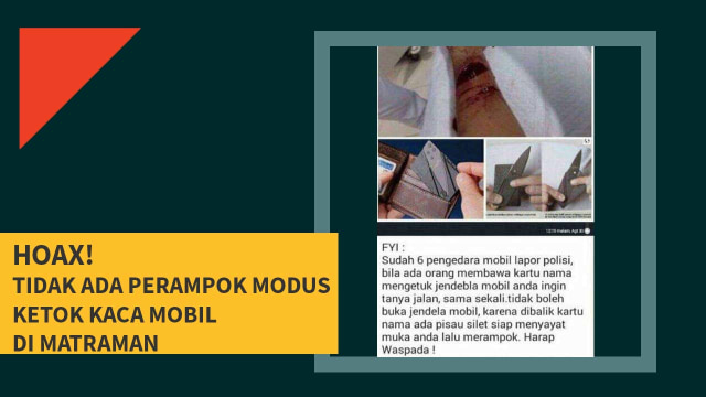 Hoax Buster Perampok (Foto: Istimewa)