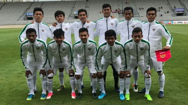 Timnas U-19 di Turnamen Toulon 2017. (Foto: PSSI)