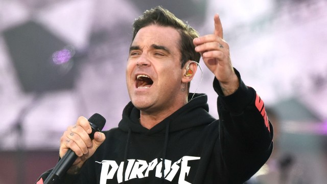 Robbie Williams di One Love Manchester Foto: Dave Hogan/One Love Manchester/Handout via REUTERS