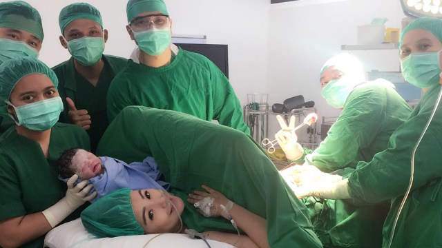 Soraya Larasati usai melahirkan (Foto: Instagram/@sorayalarast1)