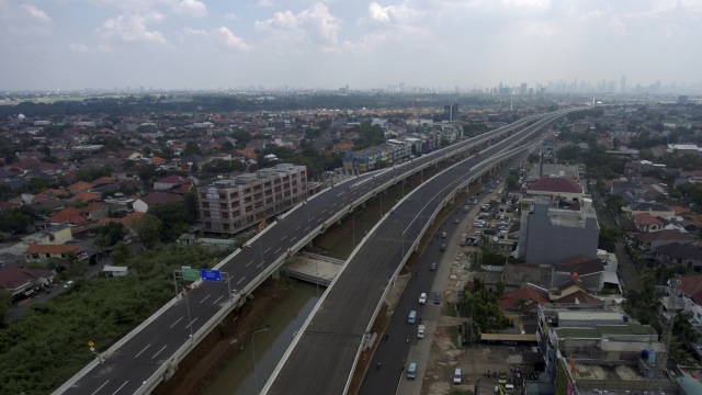 Proyek Tol Becakayu (Foto: ANTARA FOTO/Wahyu Putro A)