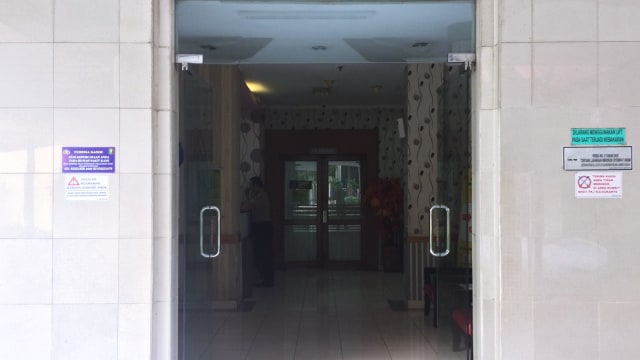 Ruang Cendrawasih tempat Vionina diamankan dokter. (Foto: Kelik Wahyu Nugroho/kumparan)