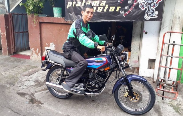 Bedah Yamaha RX-King Go-Jek  (Foto: Facebook Firman Fadillah)