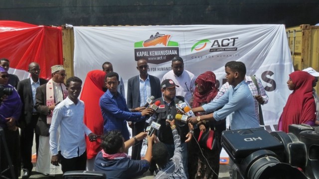 Bantuan beras dari ACT untuk Somalia (Foto: Dok. ACT)