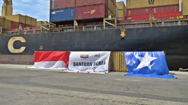 Bantuan beras dari ACT untuk Somalia (Foto: Dok. ACT)