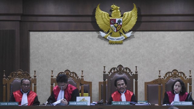 Sidang lanjutan korupsi e-KTP (Foto: ANTARA FOTO/Hafidz Mubarak A)