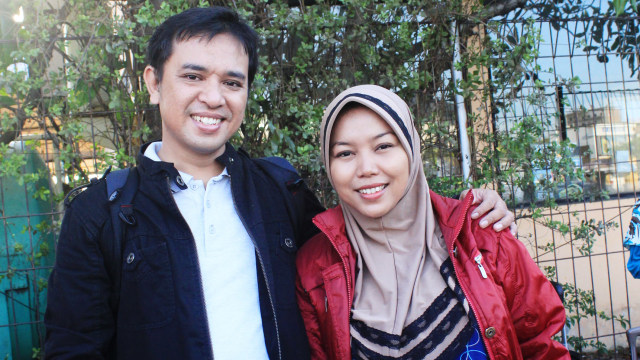 Arfan dan Lia bertemu lewat komunitas taaruf. (Foto: Dok. Arfan Sukmana)