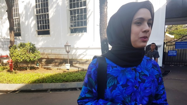 Nycta Gina di Istana Negara. (Foto: Yudhistira AS/kumparan)