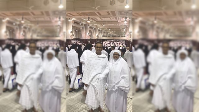 Anies saat menjalankan umrah. (Foto: Dok. Tim media Anies-Sandi)