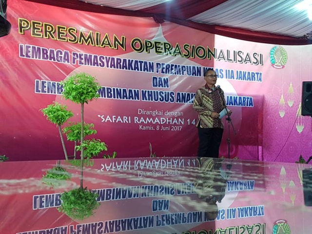 Dirjen Pemasyarakatan Resmikan Lapas Khusus Perempuan dan Anak Kelas IIA Jakarta