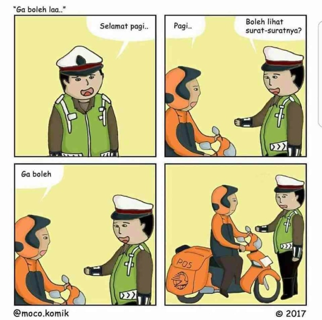 KALAU PAK POS DITILANG | kumparan.com