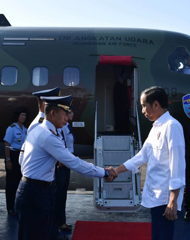 Presiden Jokowi bertolak ke Tasikmalaya. (Foto: Foto: Biro Pers - Setpres)