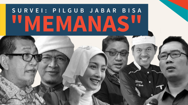 Infografis Survei Jelang Pilgub Jabar 2018 (Foto: Bagus Permadi/kumparan)