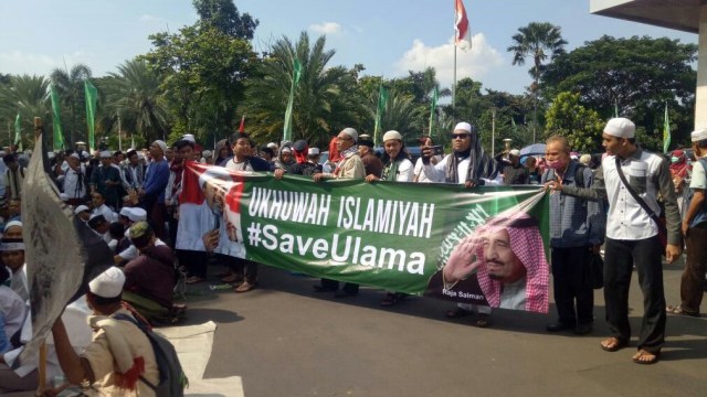 Aksi Bela Ulama (Foto: Wandha Nur/kumparan)