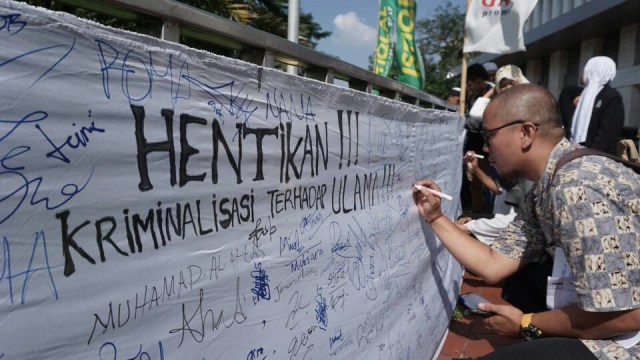Aksi Bela Ulama (Foto: Aditia Noviansyah/kumparan)