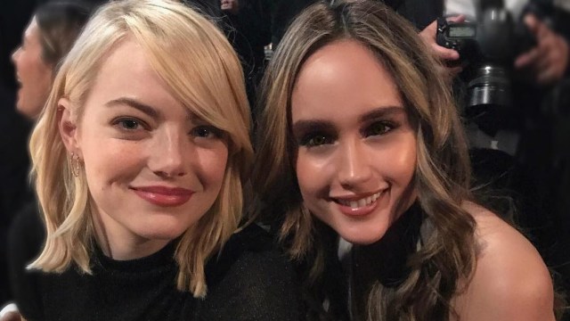 Cinta Laura dan Emma Stone (Foto: Instagram @claurakiehl)