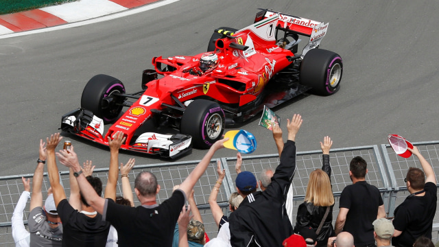 Raikkonen jadi yang tercepat. (Foto: Reuters/Chris Wattie)