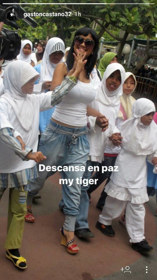 Gaston Castano mengenang Jupe. (Foto: Instagram/Gaston Castano)