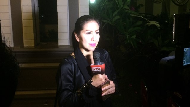 Venna Melinda di kediaman Jupe. (Foto: Kelik Wahyu/kumparan)