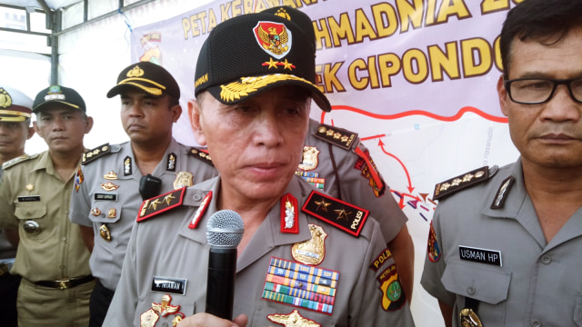 Irjen Pol M. Iriawan di Pos Pengaman Cipondoh (Foto: Aria Pradana/kumparan)