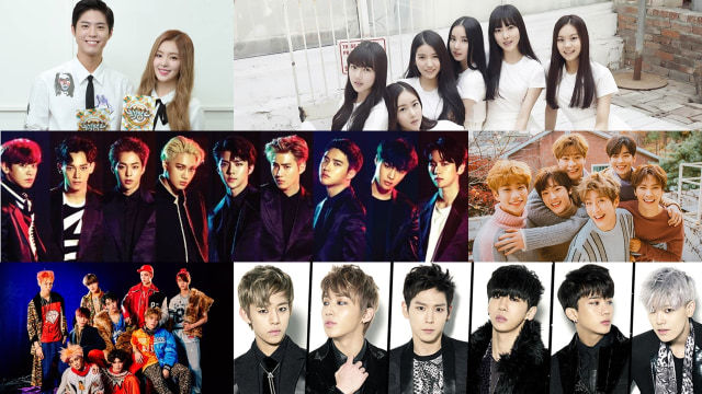 Bintang tamu Music Bank in Jakarta. (Foto: Dok. Berbagai sumber)