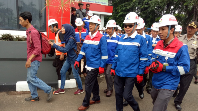 Menteri Jonan cek pasokan BBM. (Foto: Edy Sofyan/kumparan)