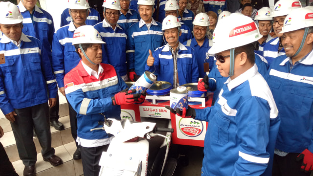 Menteri Jonan cek pasokan BBM. (Foto: Edy Sofyan/kumparan)