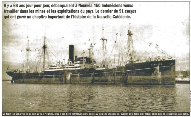 Kapal yang membawa migran Jawa (Foto: Dok. Catherine Adi)