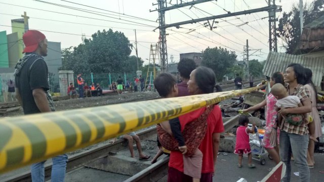 Stasiun Pasar Senen pasca kebakaran gerbong (Foto: Nadia Jovita Injilia Riso/kumparan)