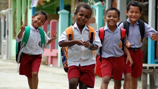Anak sekolah. (Foto: Antara)