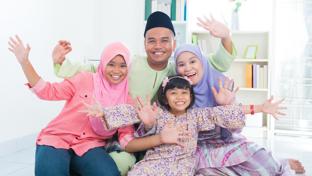 Ilustrasi bahagia saat lebaran (Foto: Thinkstock)