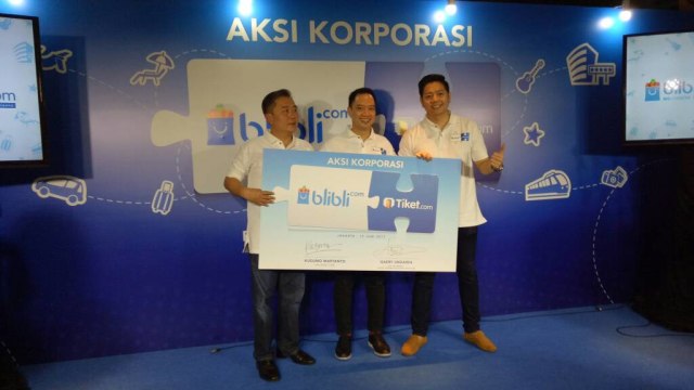 George Hendrata (tengah) jadi CEO baru Tiket.com. (Foto: Aditya Panji/kumparan)