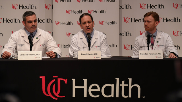 Konferensi pers dokter yang merawat Otto Warmbier. (Foto: REUTERS/Bryan Woolston)