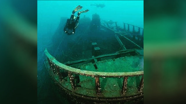 Kapal Indomarine yang tenggelam. (Foto: Instagram @terdalam_)