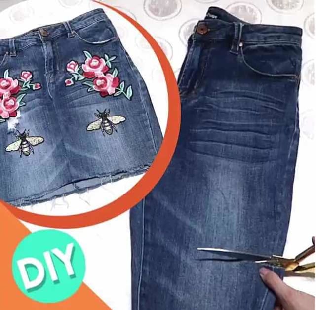 Rok Dari Jeans Bekas