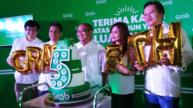 Perayaan ulang tahun ke-5 Grab. (Foto: Jofie Yordan/kumparan)