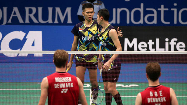 Fajar/Rian harus tersingkir di babak semifinal. (Foto: kumparan/Fanny Kusumawardhani)